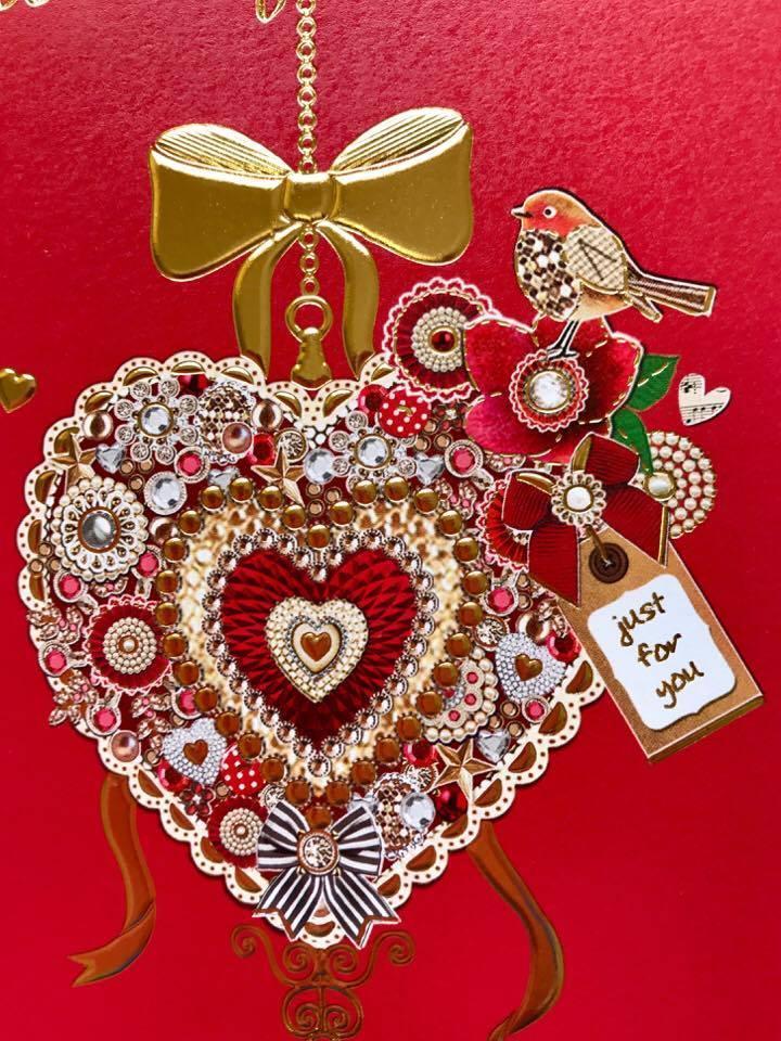 MUM - Nice Verse Quality Gold Foil Christmas Greeting Card JUST FOR YOU 