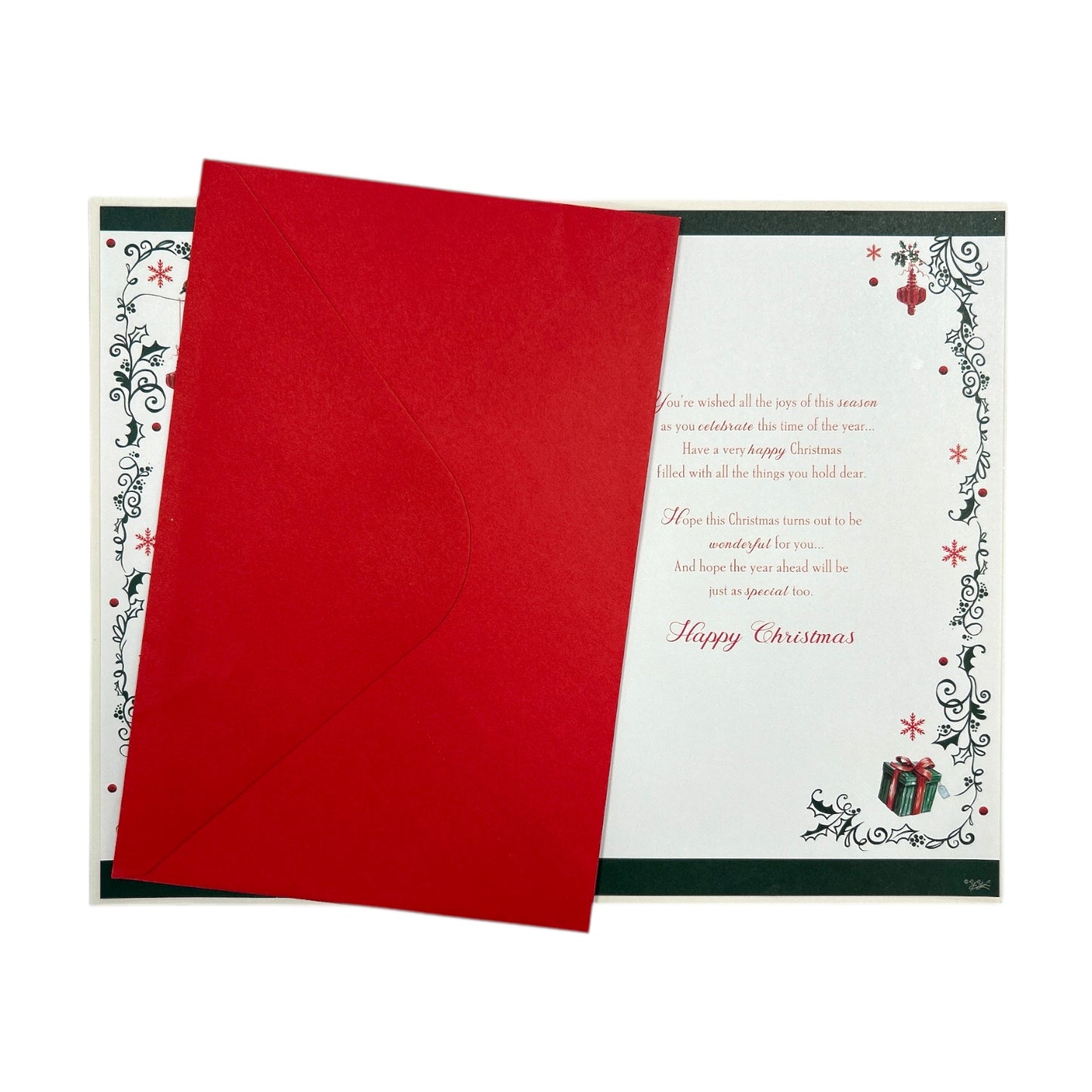 Winter Wonderland Wishes Design To a Special Son Christmas Card