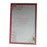 Congratulations to Daughter & Son In Law Wedding Day Opacity Card