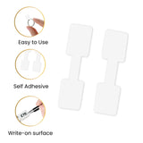 Pack of 90 White Jewellery Labels 10x38mm