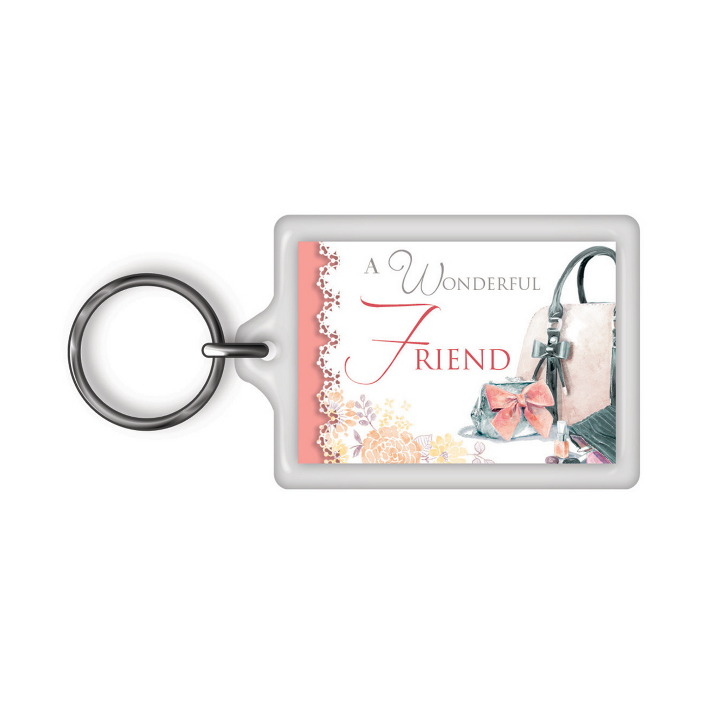 A Wonderful Friend Celebrity Style World's Best Keyring