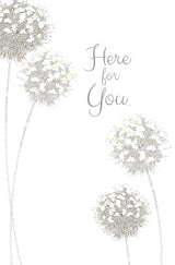 Here For You Sympathy Card