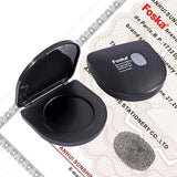 Round Plastic Black Fingerprint Pad
