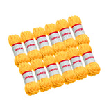 Yellow Acrylic Yarn Roll – 10g, 4 Strand 8 Ply Knitting Wool