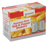 Kela 16921 Salt / Pepper Shaker Twin 2-Piece Set Stainless Steel {DC}