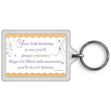Age 50th Celebrity Style World's Best Keyring