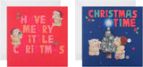 Forever Friends 16 Pack 2 Designs Charity Christmas Cards