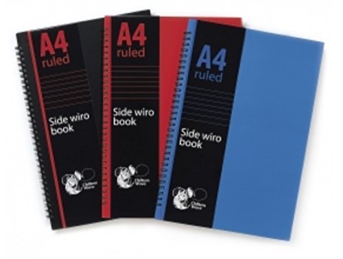 A4 Side Wiro Ruled Book {DC}