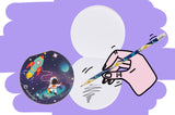 Single Round Space Design Notebook 8cm