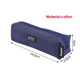 Single Soft Oxford Cloth Large Opening Pencil Case with Smooth Zipper