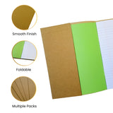 Pack of 5 9x7" Kraft Paper Exercise Book Covers by Janrax