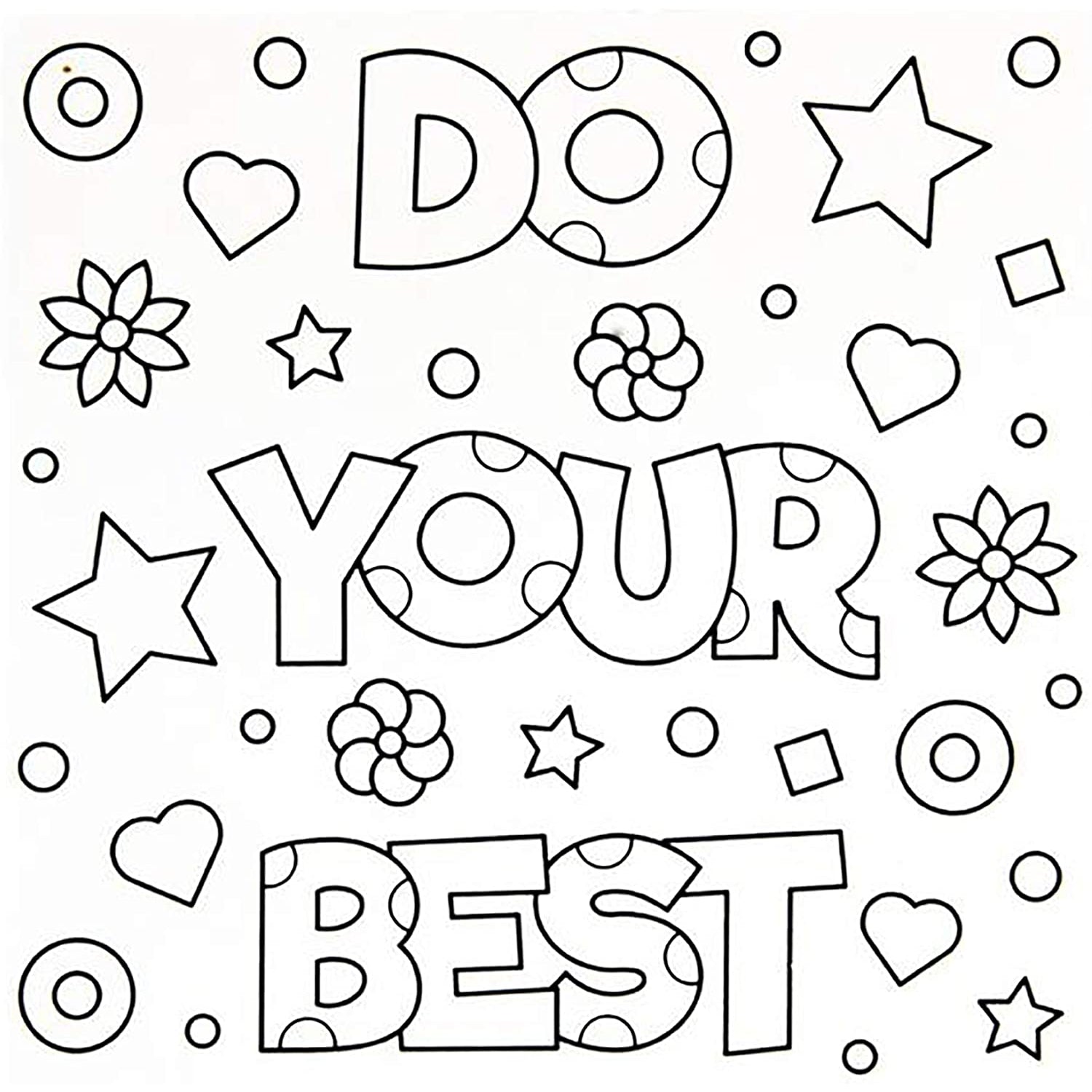 Book of 18 100x100mm Colour Your Own Mindfulness Flash Cards by World of Colour