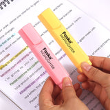 Pack of 6 Macron Colour Highlighter Marker Pens