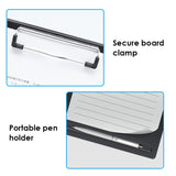 Multi-functions Waterproof Plastic PP Storage Clipboard 32.1 × 24 × 2 cm