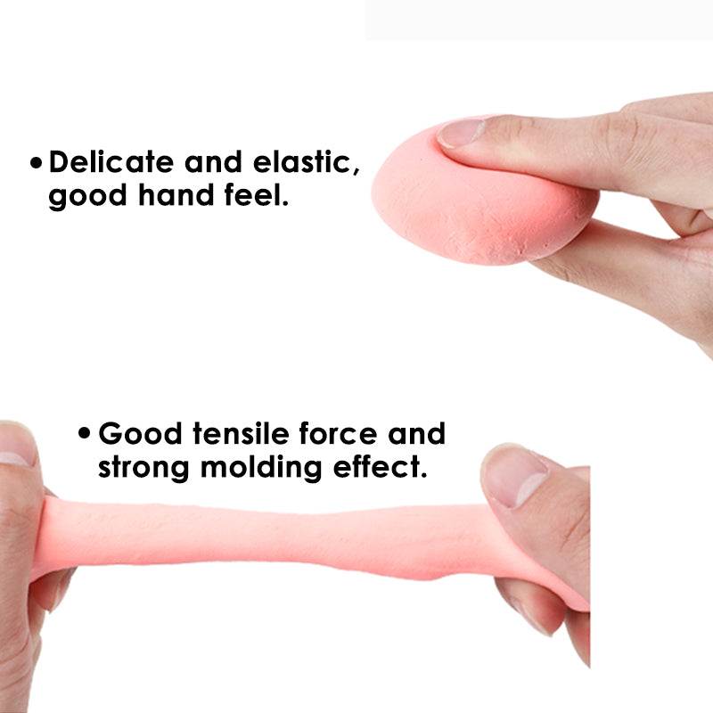 Pack of 8 Assorted Colour 115g Modelling Clay with Cutters