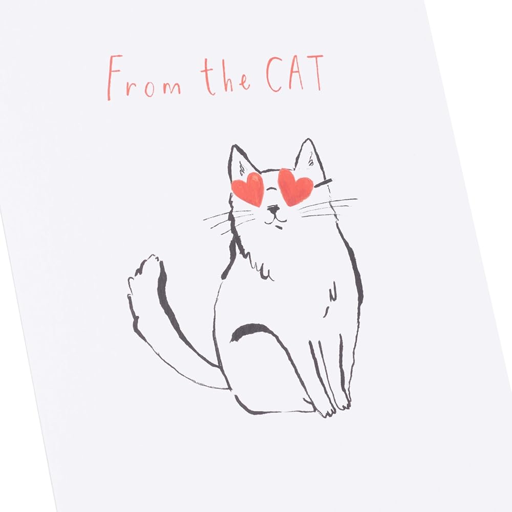 From the Cat With Heart Valentine's Day Card