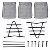Silver Office Mesh Tray For Organizer 35 × 30 × 27cm