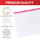 Pack of 12 A5 Red Zip Zippy Bags - Janrax 708523
