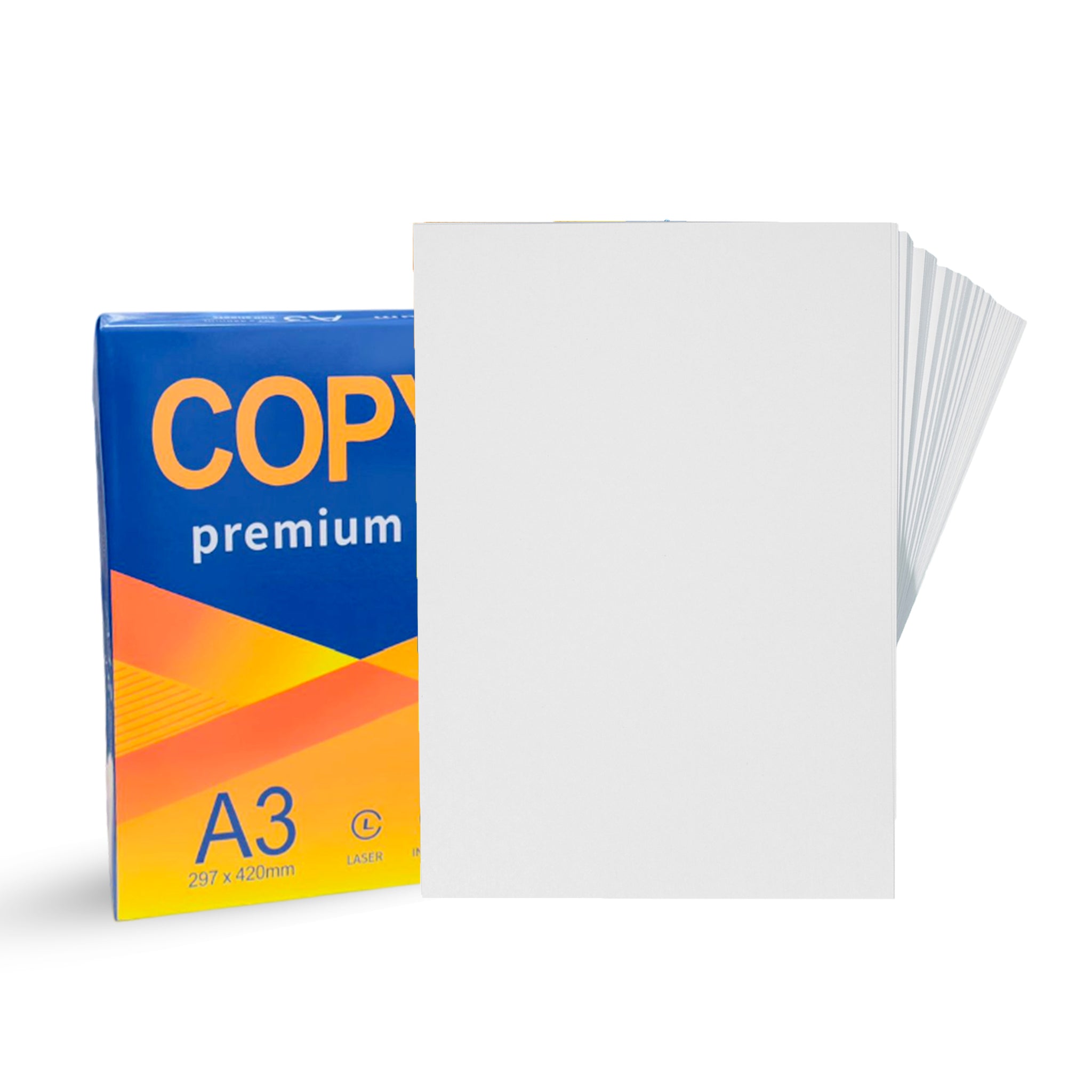 A3 Copier Paper 80gsm – 500 Sheet Ream | High-Quality White Copy Paper for Inkjet, Laser Printers & Photocopiers
