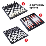 Magnetic Chess 3-in-1 Games Set