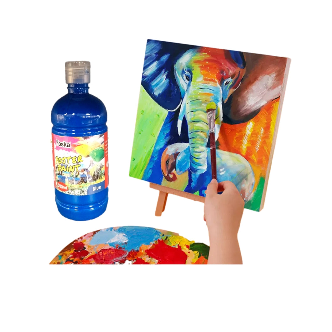 500ml Blue Poster Color Paint