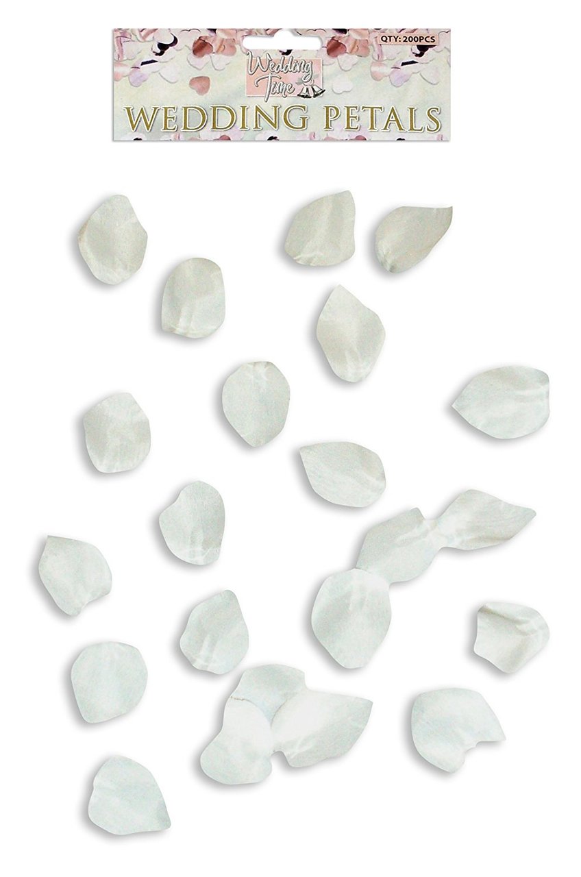 Pack Of 200 White Coloured Wedding Petals {DC}