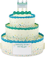 Paper Wonder Pick a Number Customizable Pop Up Birthday Cake Card
