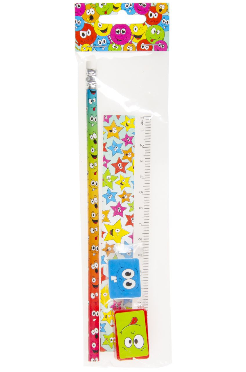 Emotion Face Design Stationery Set