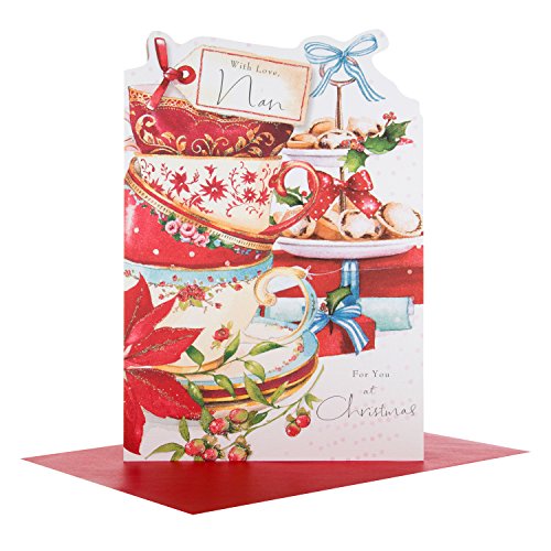 Hallmark Medium Nan "Reasons To Celebrate" Christmas Card 