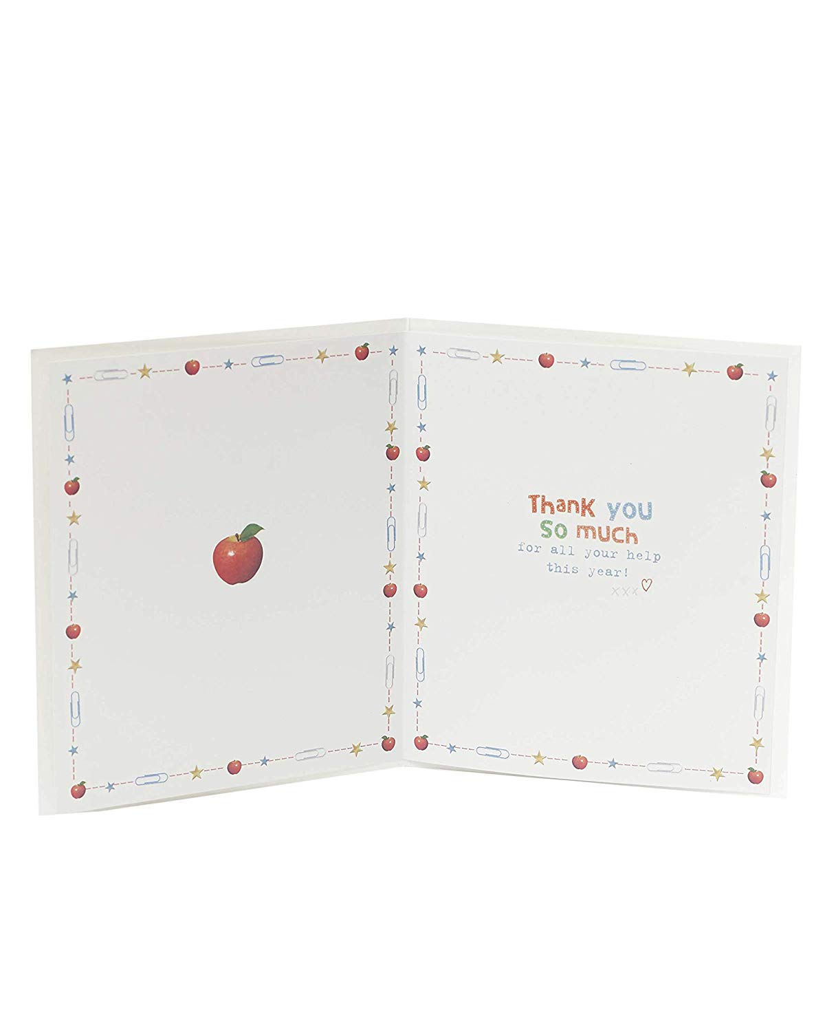 Boofle On Apple Really Great Teacher Appreciation Card Thank You 