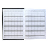 Janrax 2027 A4 Day Per Page Black Desk Diary
