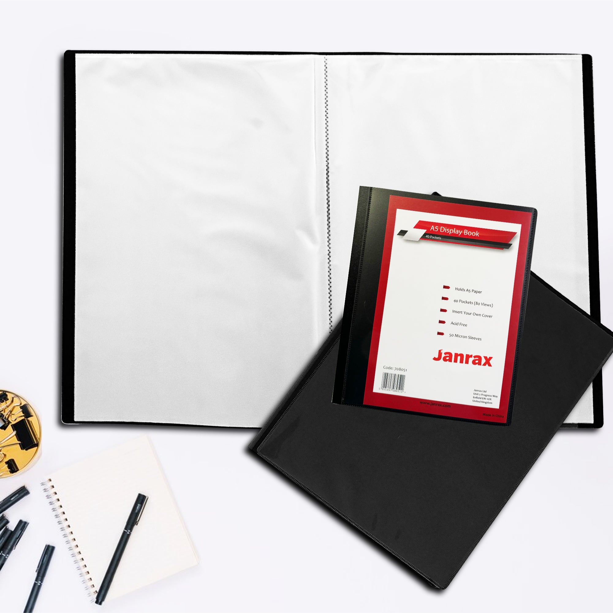 A2 10 Pockets Presentation Display Book by Janrax