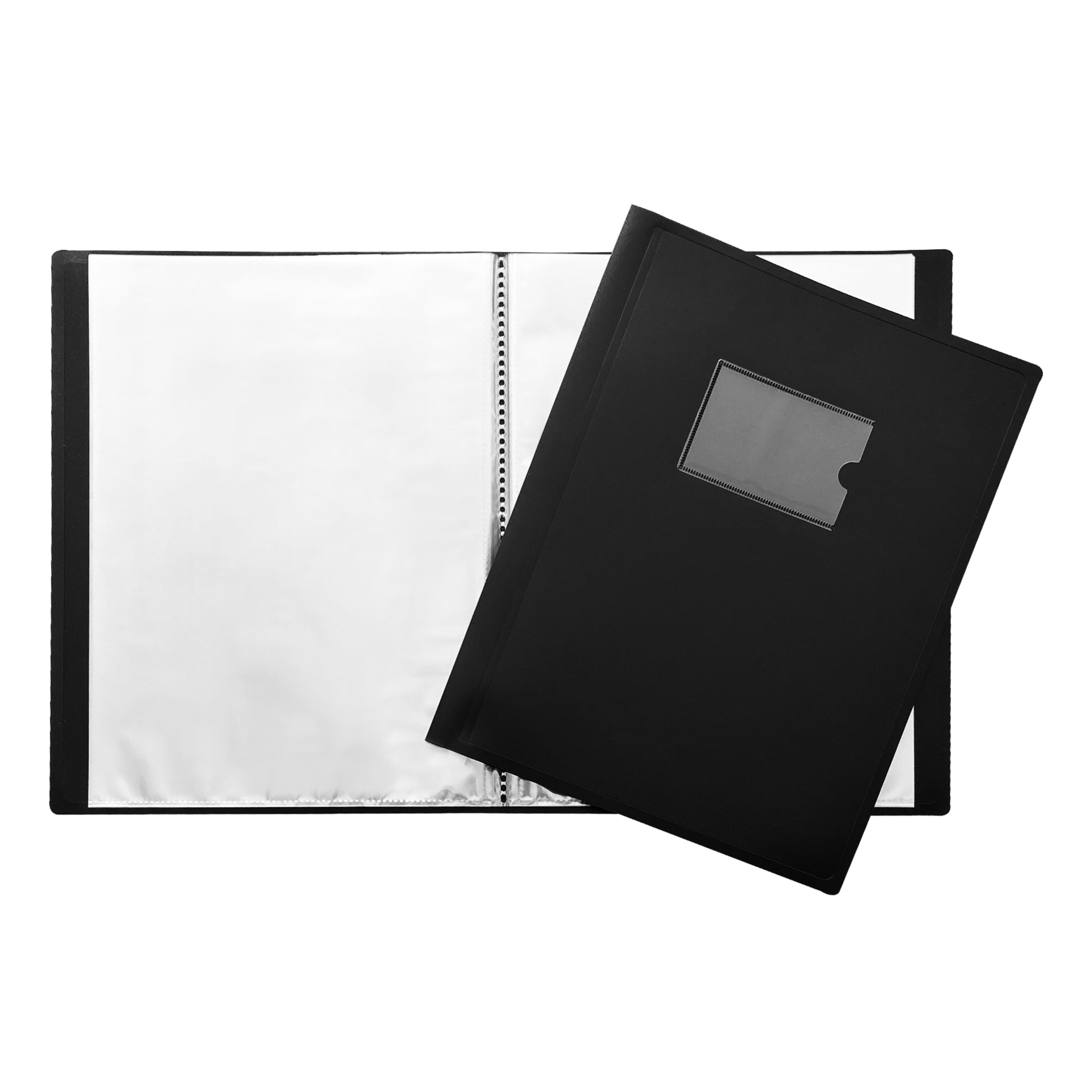 A4 Black Flexible Cover 40 Pocket Display Book