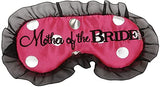 Mother of the Bride Dotty Satin Eye Mask Hen Party Wedding Day {DC}