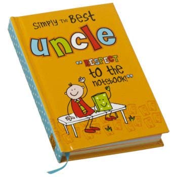 Simply The Best Uncle A7 Notebook Father's Day Birthday Christmas Act {DC}