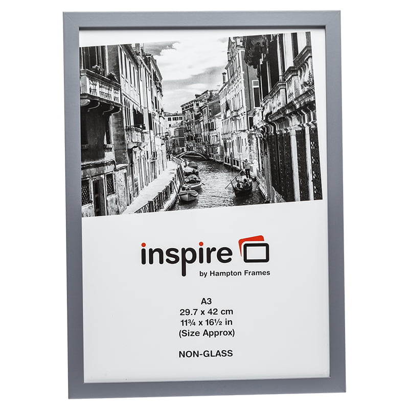 Zurich A3 Solid Grey Certificate/Poster Frame