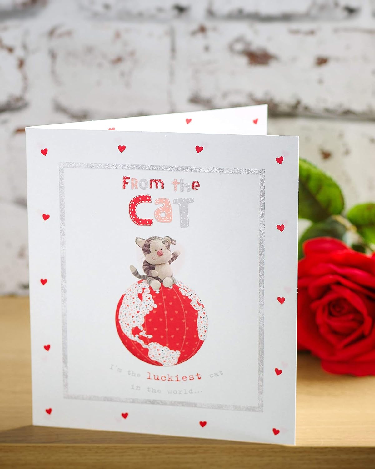 For Him From The Cat Valentine's Day Card