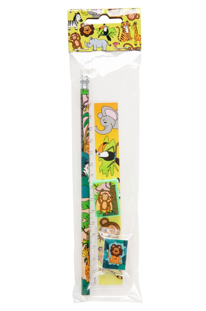 Wild Animals Design Stationery Set
