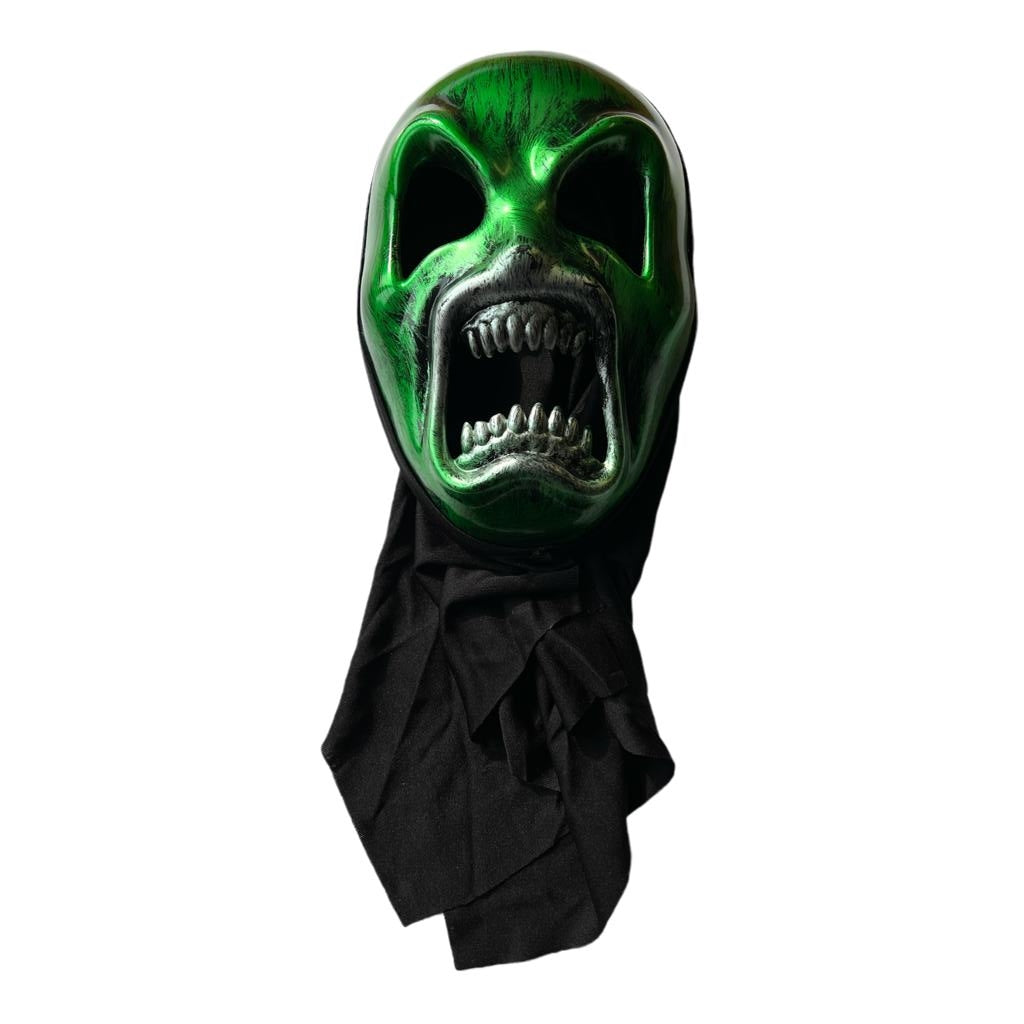 Metallic Green Face Mask {DC}