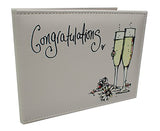 CONGRATULATIONS Wedding Day Guest Book