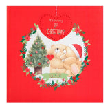 Hallmark Forever Friends Christmas Card 'Sweet And Sparkly Times' Medium Square 